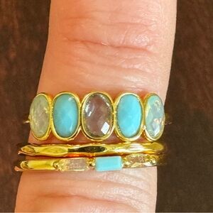 Anthropologie Ring Stack, Size 7, NWOT
